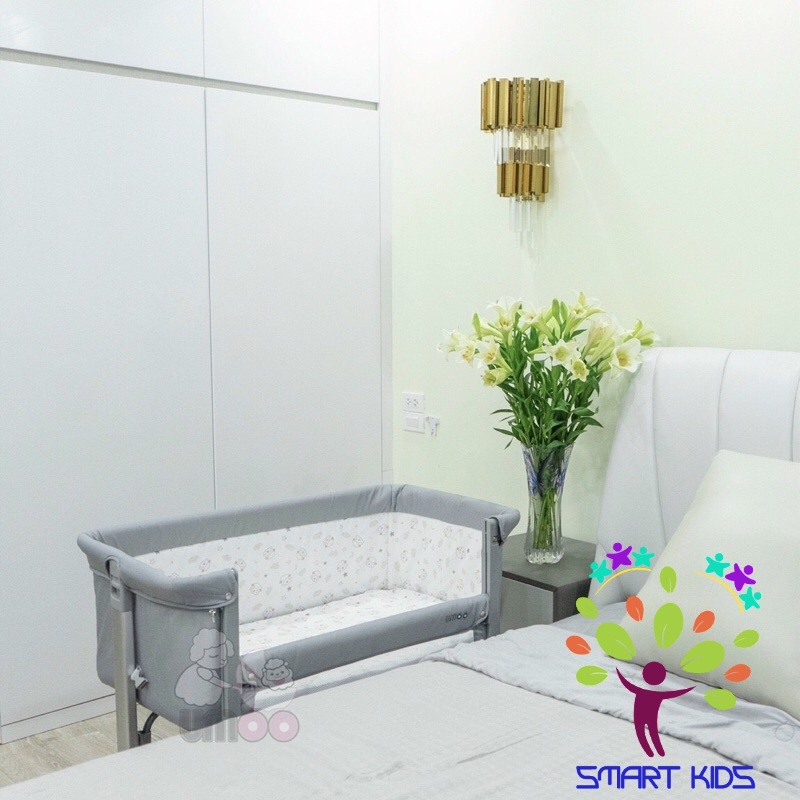 Cũi Vải Cho Bé Chân Cao Umoo UM-08109