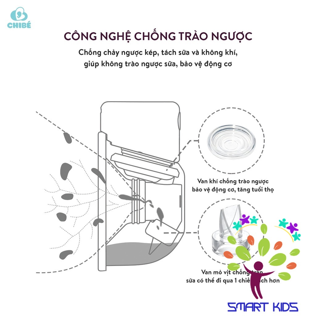 Máy hút sữa rảnh tay CHIBE CB019
