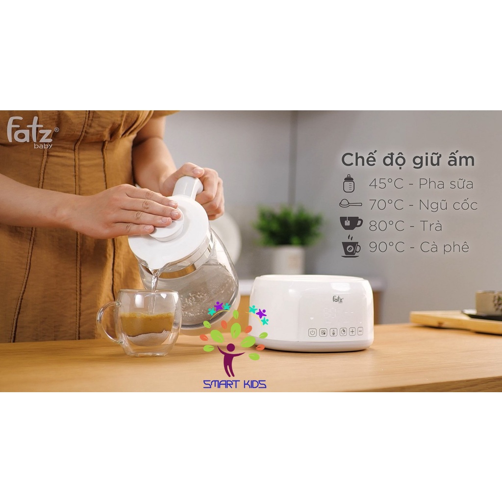 MÁY ĐUN NƯỚC VÀ HÂM NƯỚC PHA SỮA ĐIỆN TỬ QUICK 12 FATZBABY - FB3503HB