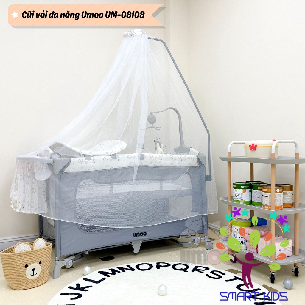 Giường cũi trẻ em đa năng Umoo UM-08108
