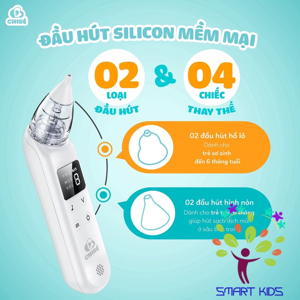 Máy hút mũi trẻ em CHIBÉ Plus CB006