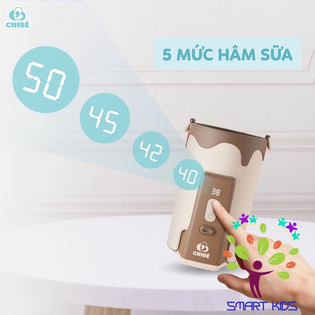 Máy Hâm Bình Sữa Di động CHIBÉ Warm 3 CB021