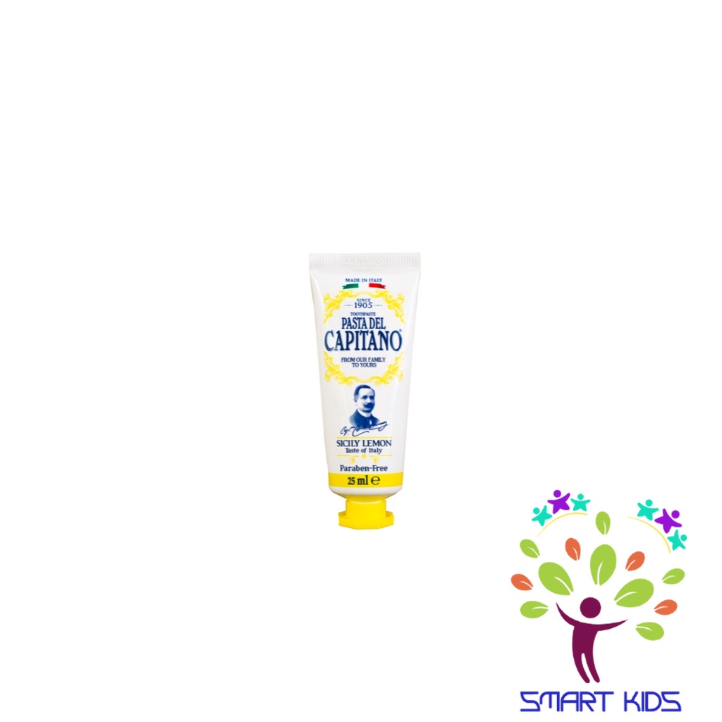 Kem đánh răng chiết xuất chanh hữu cơ Pasta del Capitano 1905 Sicily Lemon Toothpaste