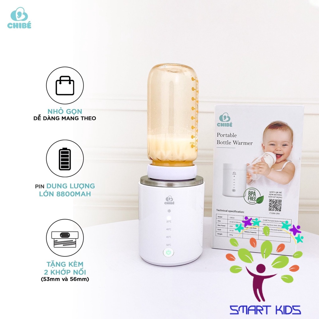 Máy hâm sữa di động CHIBÉ CB020