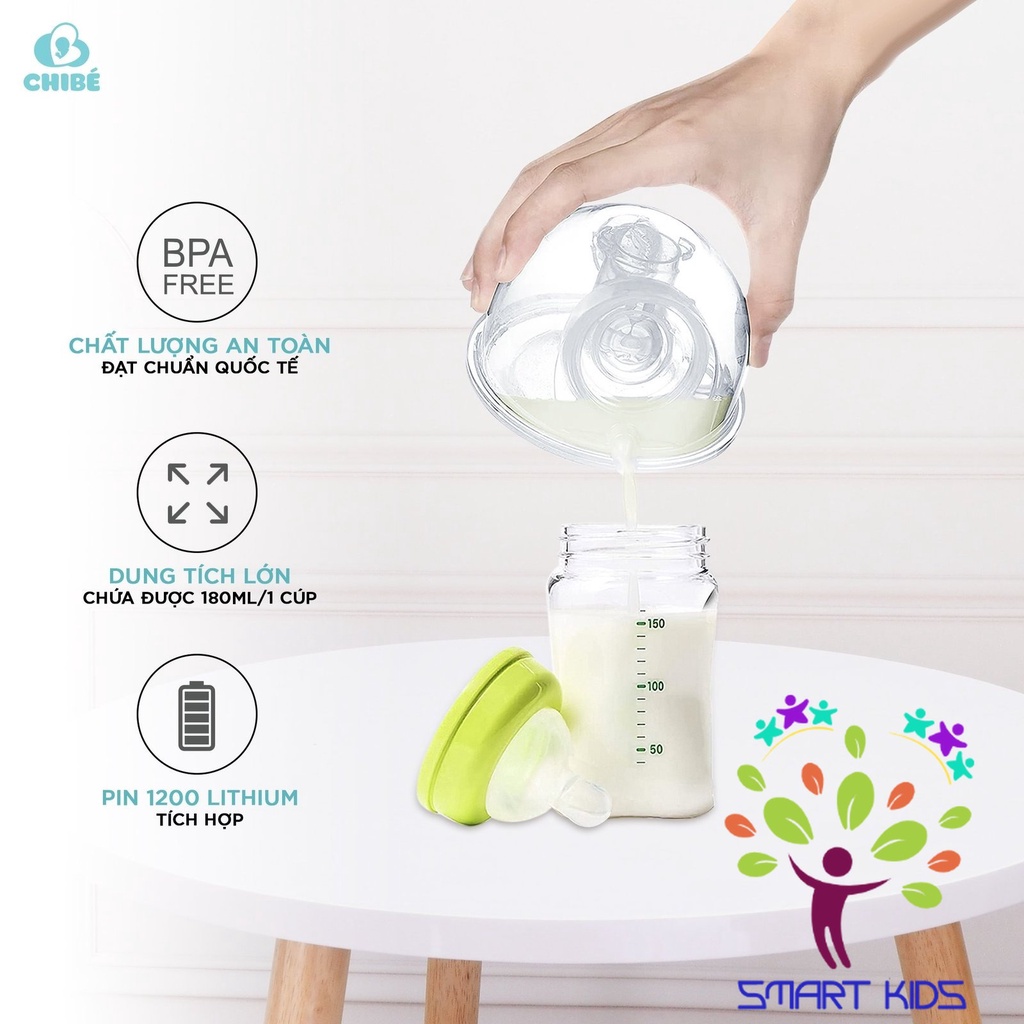 Máy hút sữa điện đôi rảnh tay CHIBÉ CB010