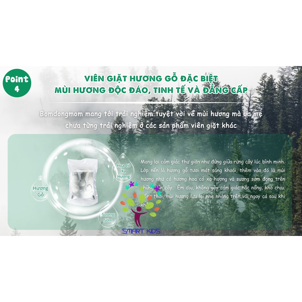 Viên Giặt Enzyme An Toàn Bomdongmom Sản Xuất Tại Hàn Quốc