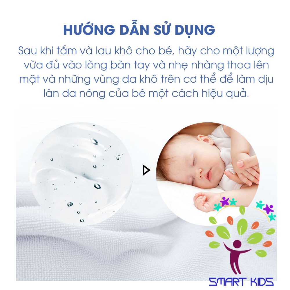 Soothing Gel Làm Dịu Da Hữu Cơ Oxygen ATONO2 Cho Bé Từ 0m+