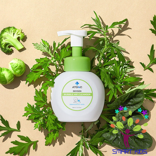 Bọt Rửa Mông Vệ Sinh Vùng Kín Oxygen Bubble Hip Cleanser ATONO2 Cho Bé Từ 3m+ 300ML