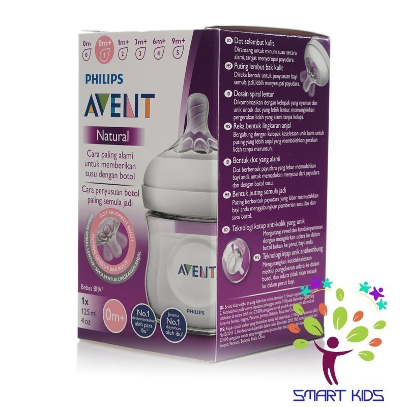 Bình sữa Philips Avent Natural mô phỏng tự nhiên 125ml 260ml 330ml hàng chính hãng