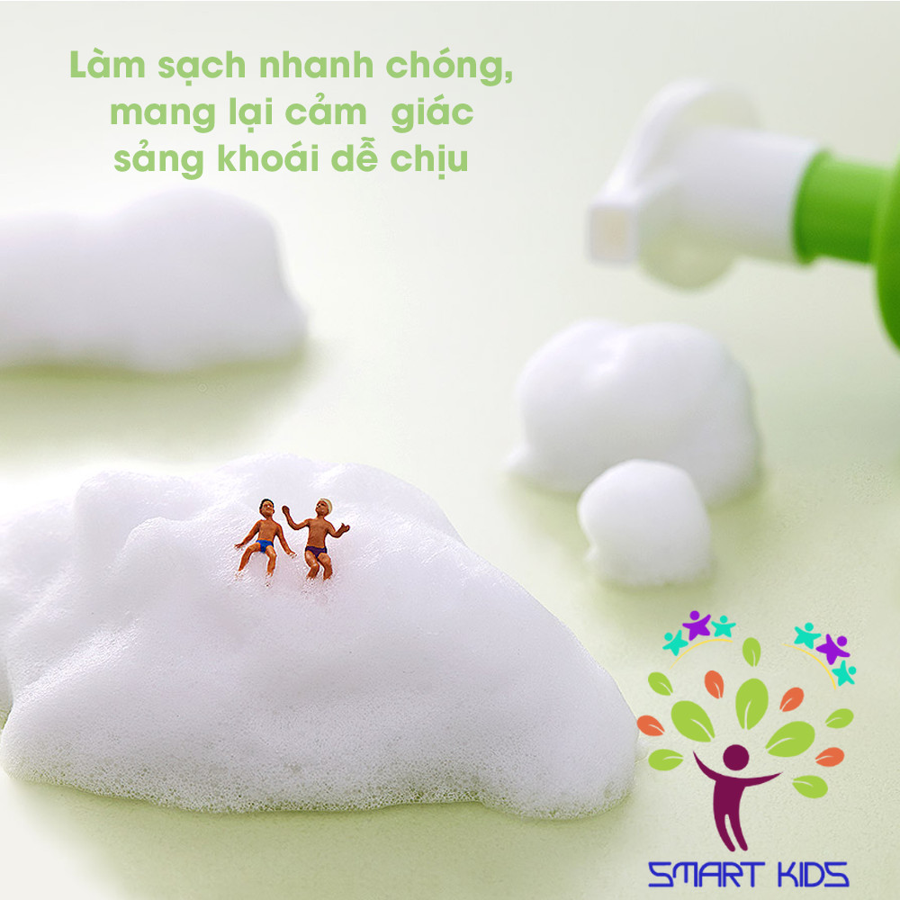Bọt Rửa Mông Vệ Sinh Vùng Kín Oxygen Bubble Hip Cleanser ATONO2 Cho Bé Từ 3m+ 300ML
