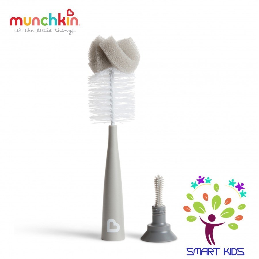 Chổi cọ 2in1 có mút munchkin
