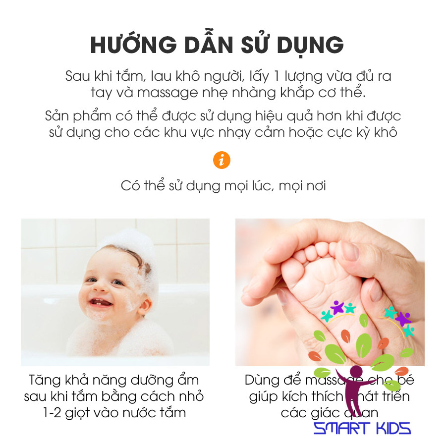 Dầu massage relaxing aroma oil atono2 cho mẹ bầu và em bé 0m+ 150ml