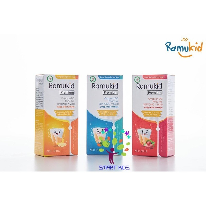 Xịt ngừa sâu răng Ramukid Premium dành cho bé