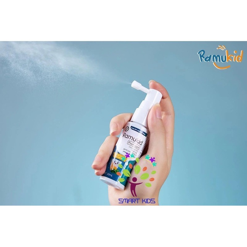 Xịt ngừa sâu răng Ramukid Premium dành cho bé