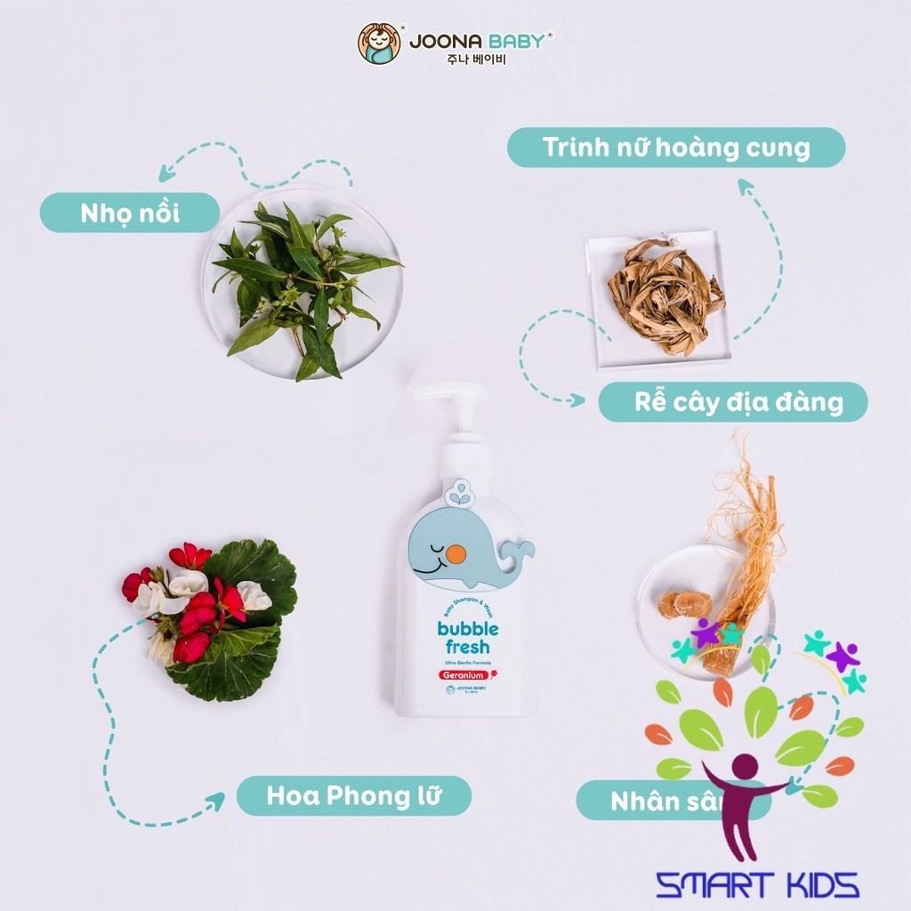 Sữa Tắm Gội Bubble Fresh 350ML