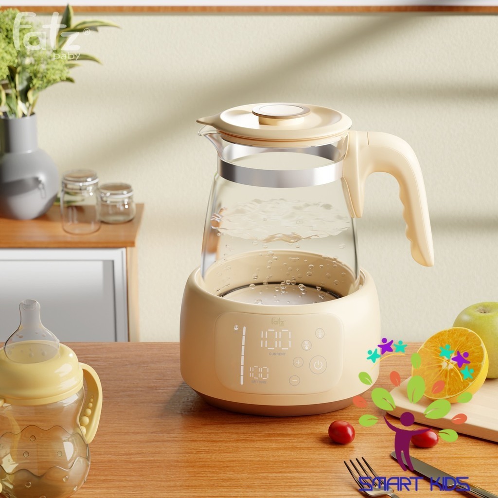 Máy đun Và Hâm Nước Pha Sữa Thủy Tinh An Toàn Fatz Baby HiQuick 2 FB3703HB