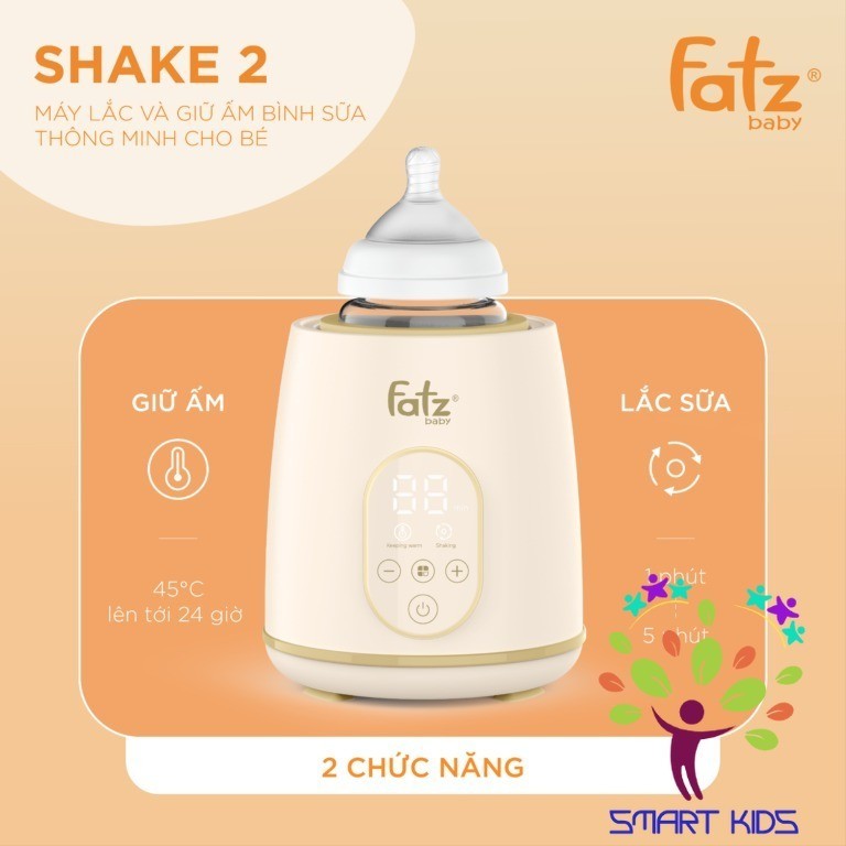 Máy Lắc Và Giữ ấm Bình Sữa Thông Minh Cho Bé Fatz Baby Shake 2 FB3911HB