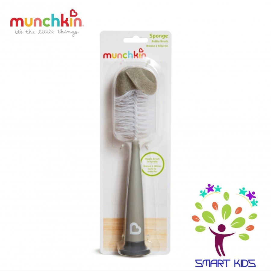 Chổi cọ 2in1 có mút munchkin