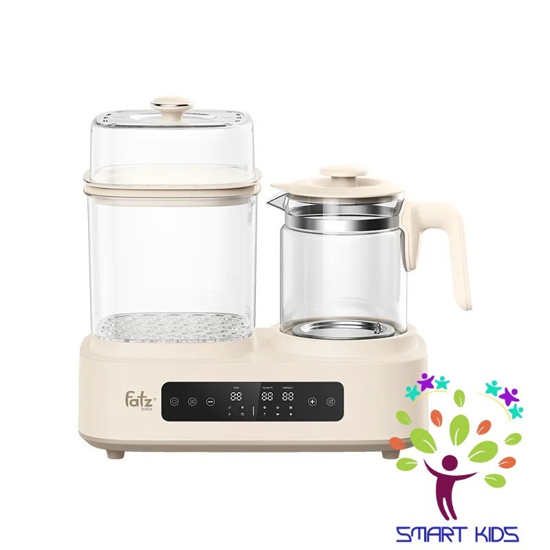 Máy đa Năng điện Tử (Tiệt Trùng/ Sấy Khô/ Hấp/ Đun Nước & Nấu Chậm) Fatz Baby Multimax 12 FB9503KB