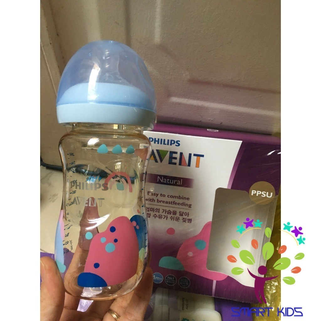 Bình Sữa Philips Avent Bằng Nhựa PPSU Tự Nhiên Cho Bé Bình sữa Avent Natural PPSU 125ml 260ml 330ml