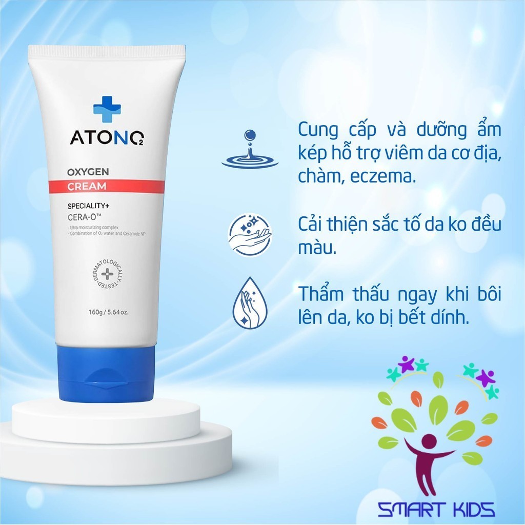 Kem Dưỡng ẩm Hữu Cơ Chuyên Biệt Oxygen ATONO2 Cho Bé Từ 0m+