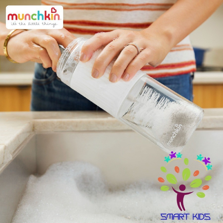 Chổi cọ 2in1 có mút munchkin