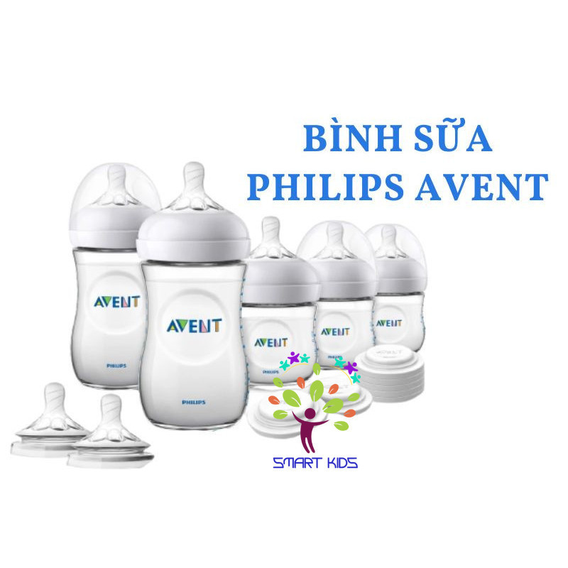 Bình sữa Philips Avent Natural mô phỏng tự nhiên 125ml 260ml 330ml hàng chính hãng