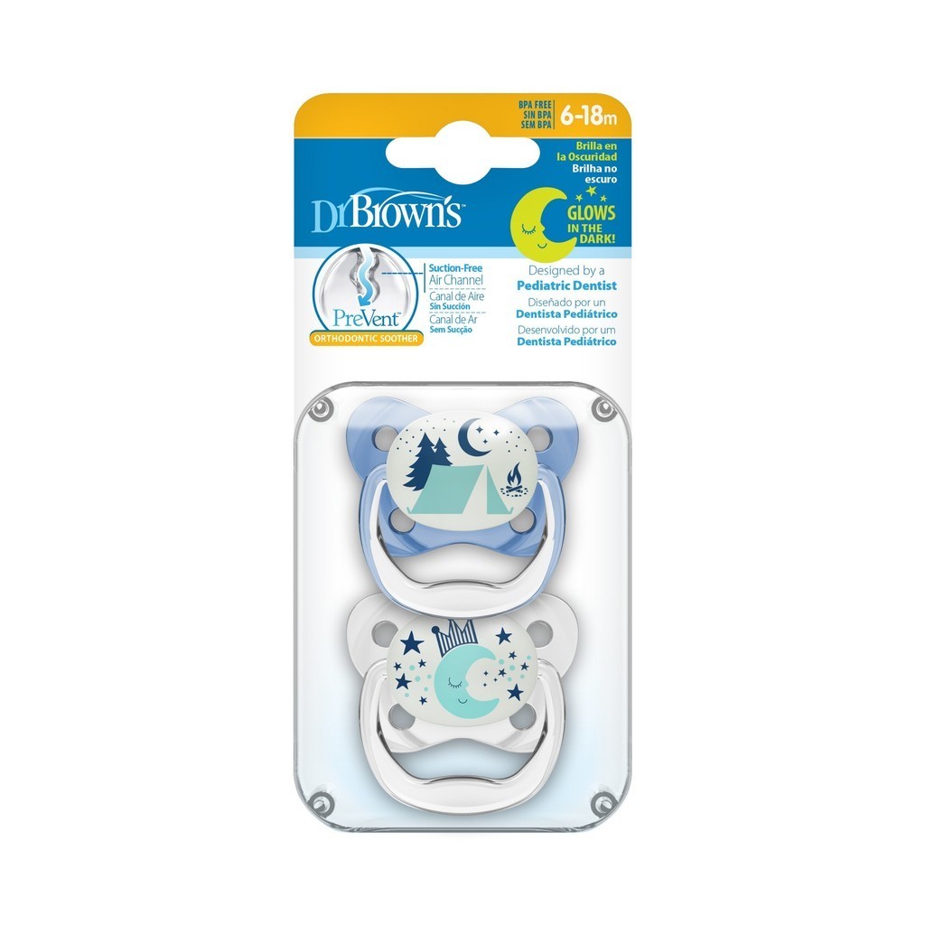 Ti giả Prevent silicone chỉnh nha cao cấp Dr Brown's