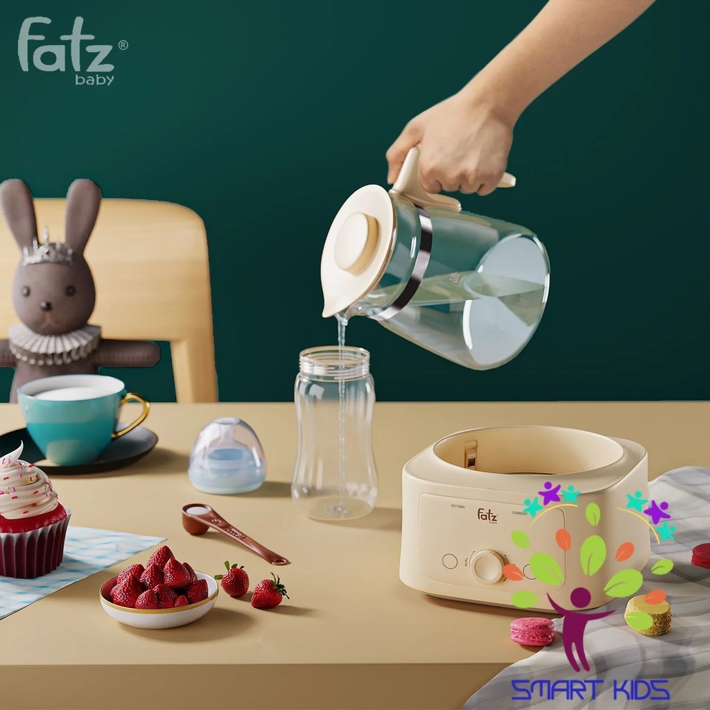 Máy đun Và Hâm Nước Pha Sữa Thủy Tinh An Toàn Fatz Baby HiQuick 3 FB3702HB