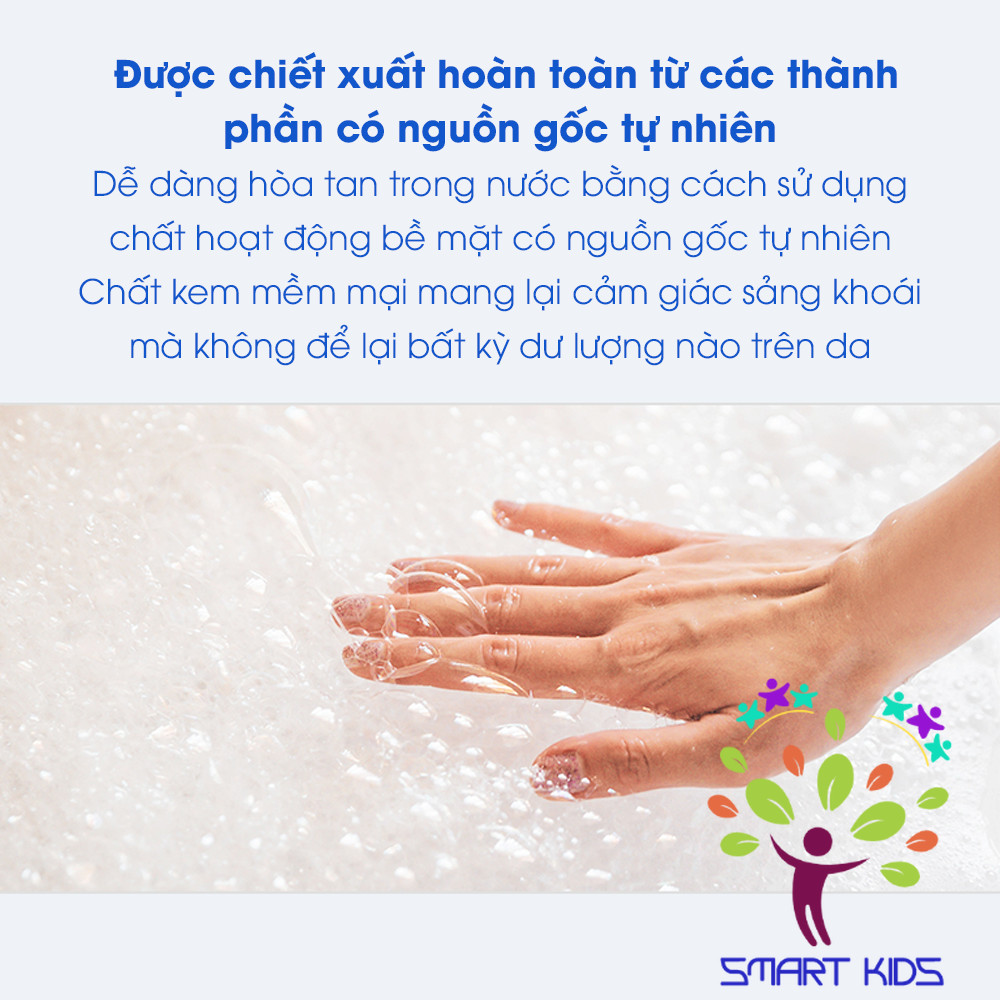 Sữa Tắm Gội 2-in-1 Oxygen ATONO2 Dịu Nhẹ Cho Bé Từ 0m+