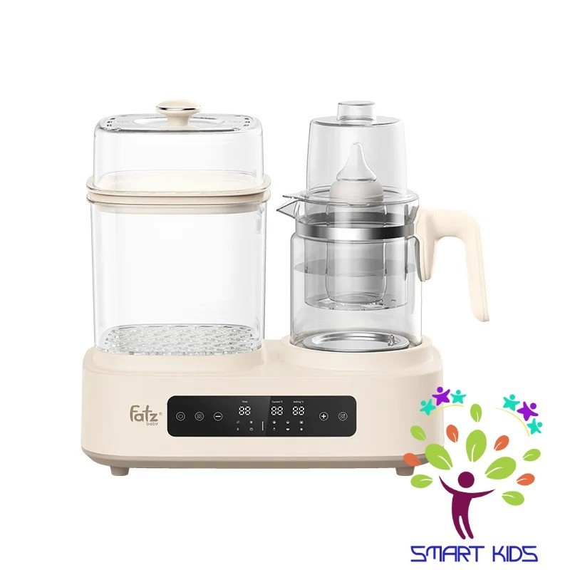 Máy đa Năng điện Tử (Tiệt Trùng/ Sấy Khô/ Hấp/ Đun Nước & Nấu Chậm) Fatz Baby Multimax 12 FB9503KB