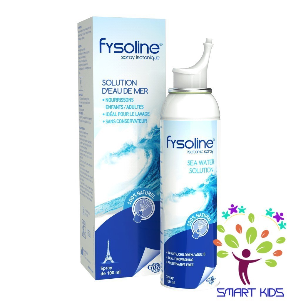 Xịt Muối Biển Sâu Cho Bé Fysoline Isotonic Spray 100ml