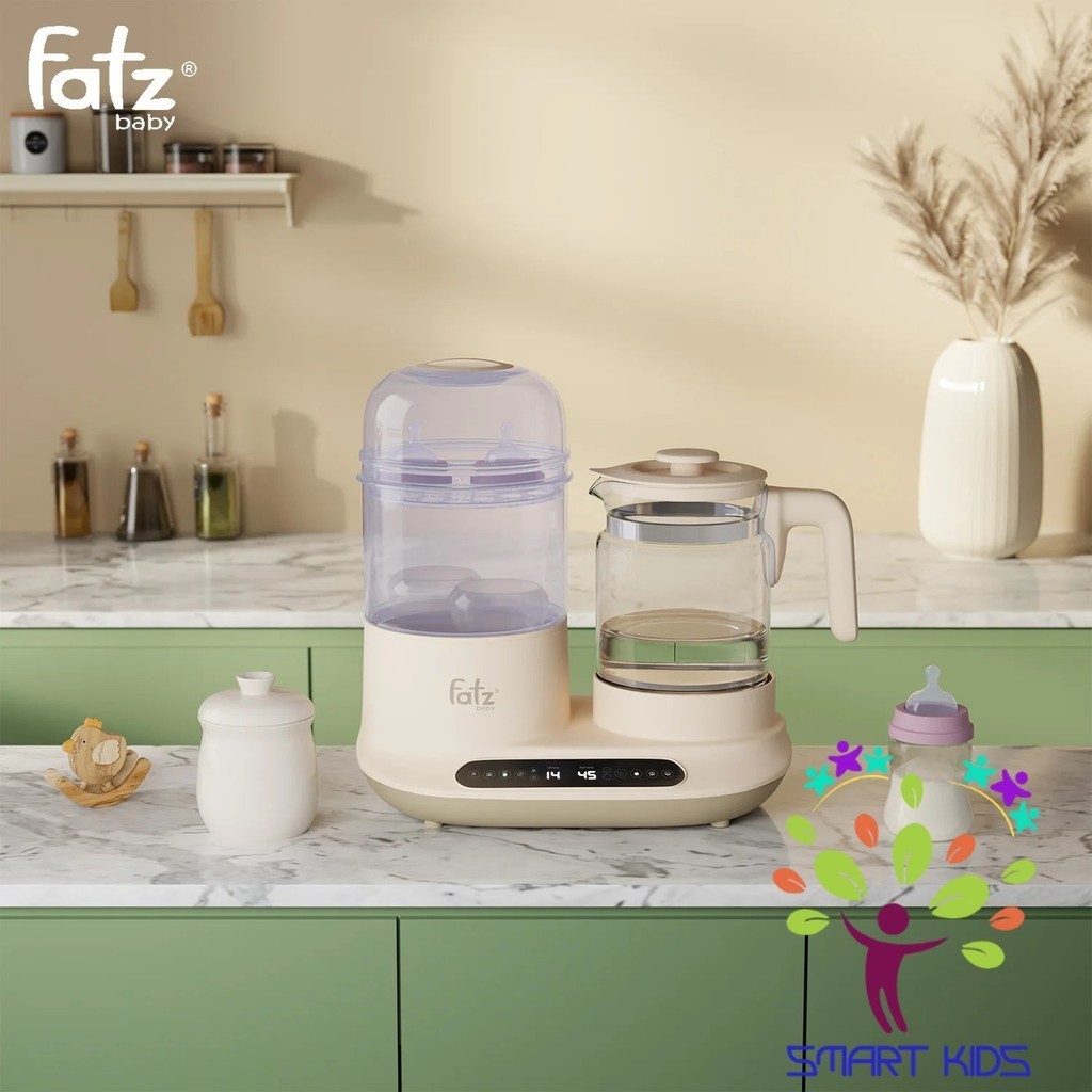 Máy đa Năng điện Tử (tiệt Trùng/sấy Khô/hâm Sữa/hấp/hầm Cháo Chậm/đun & Hâm Nước ) Fatz Baby Multimax 11 FB9502KB