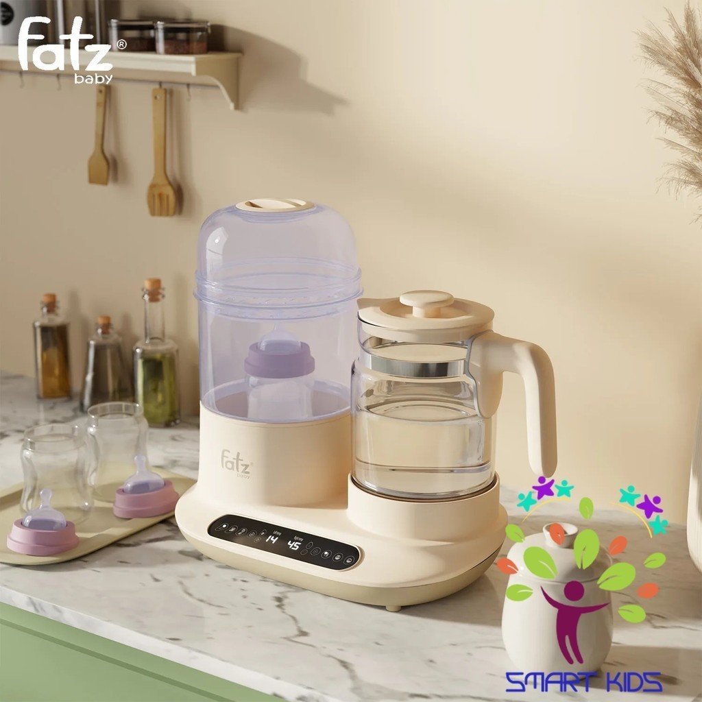 Máy đa Năng điện Tử (tiệt Trùng/sấy Khô/hâm Sữa/hấp/hầm Cháo Chậm/đun & Hâm Nước ) Fatz Baby Multimax 11 FB9502KB