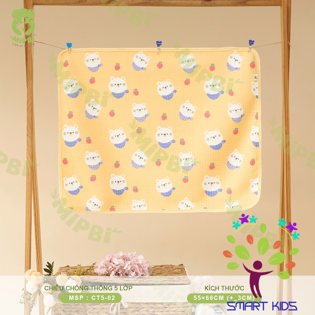 Chiếu Chống Thấm 5 Lớp Mipbi 55x68cm
