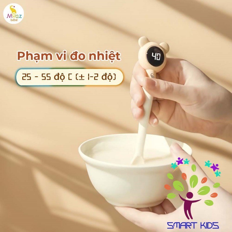 Thìa ăn Dặm Báo Nóng Moaz BéBé MB-086