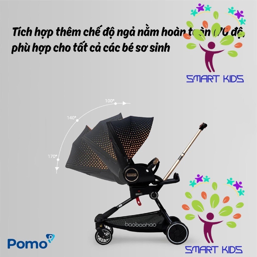 Xe đẩy gấp gọn V9 Baobaohao