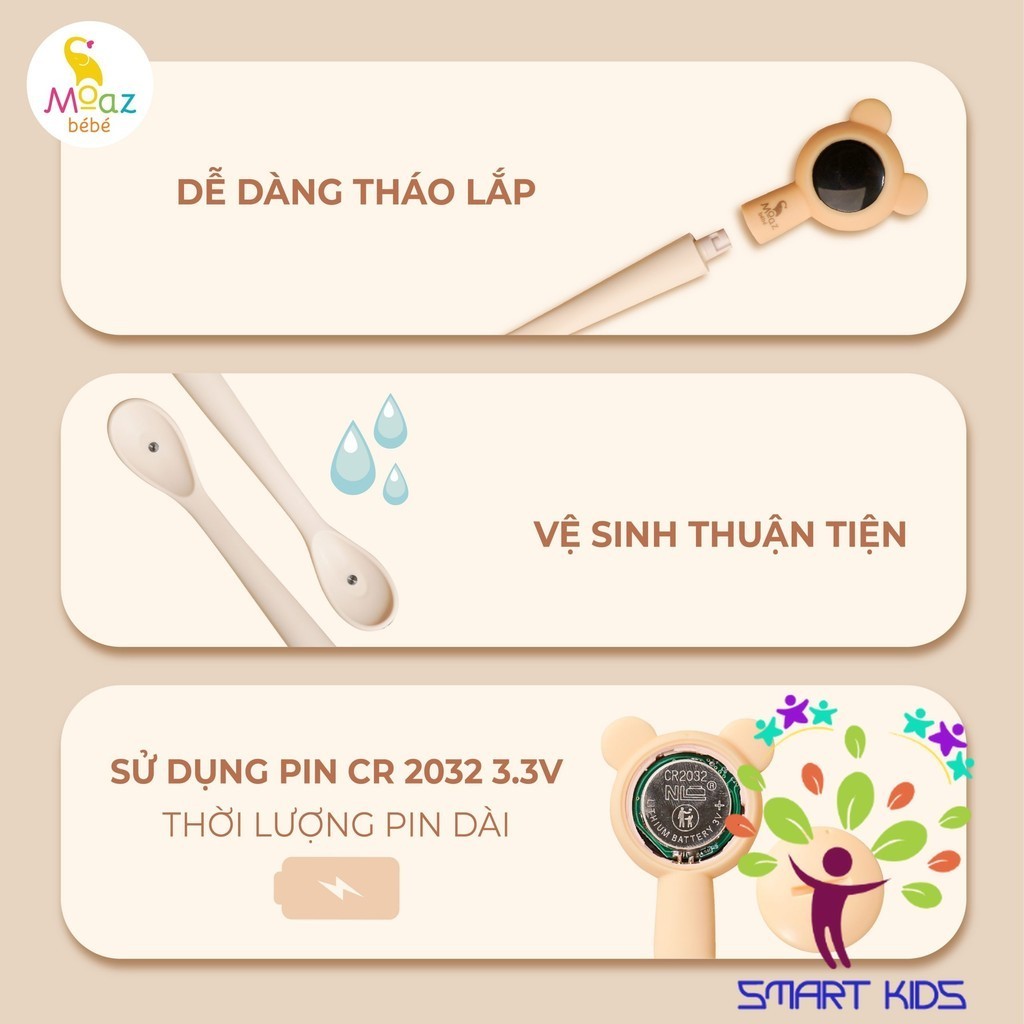 Thìa ăn Dặm Báo Nóng Moaz BéBé MB-086