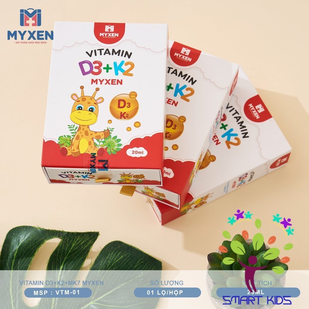 Vitamin D3 +K2 +MK7 MYXEN