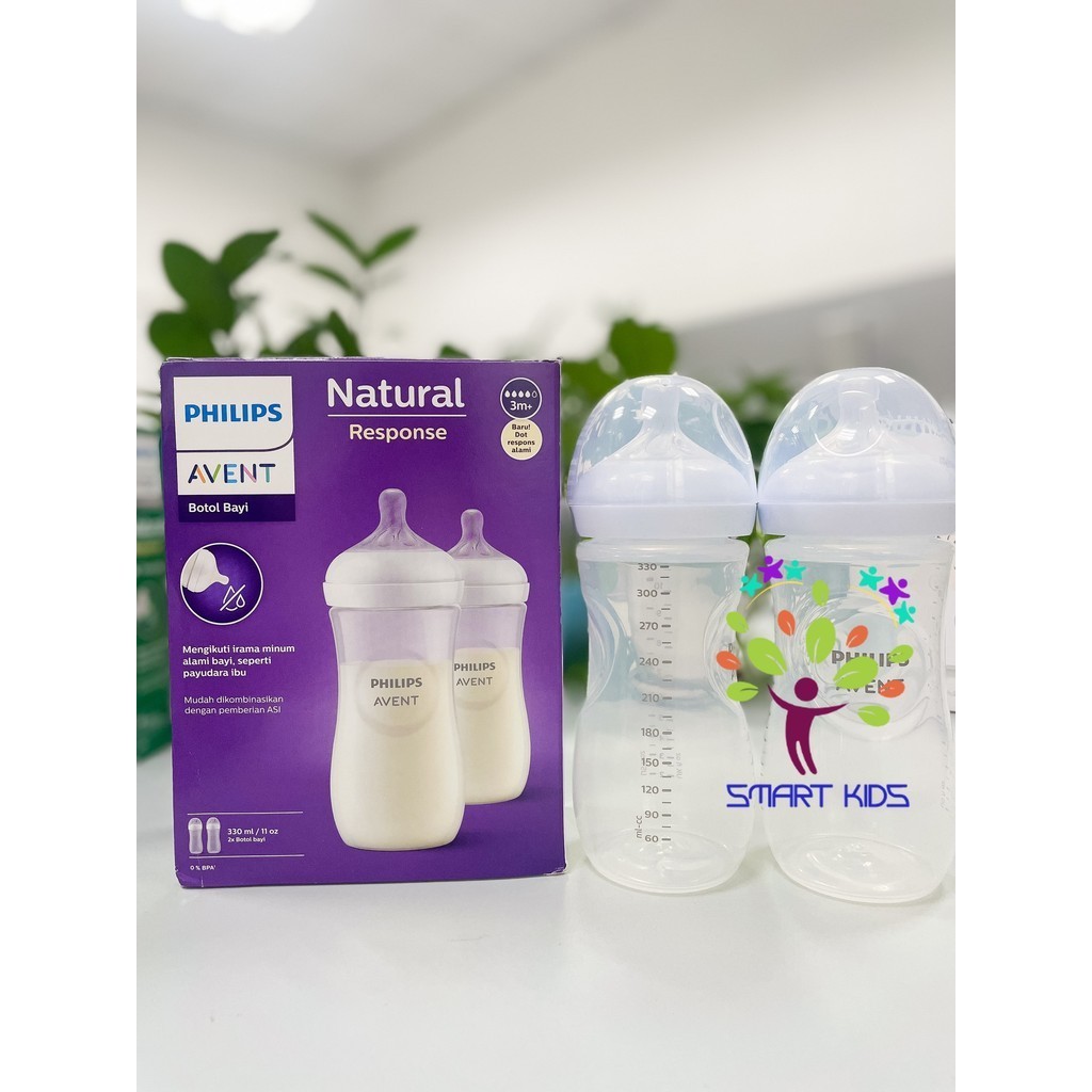 Bình sữa mô phỏng tự nhiên Philips Avent Natural Response 3.0 mẫu mới
