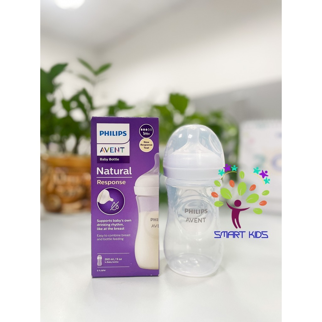Bình sữa mô phỏng tự nhiên Philips Avent Natural Response 3.0 mẫu mới