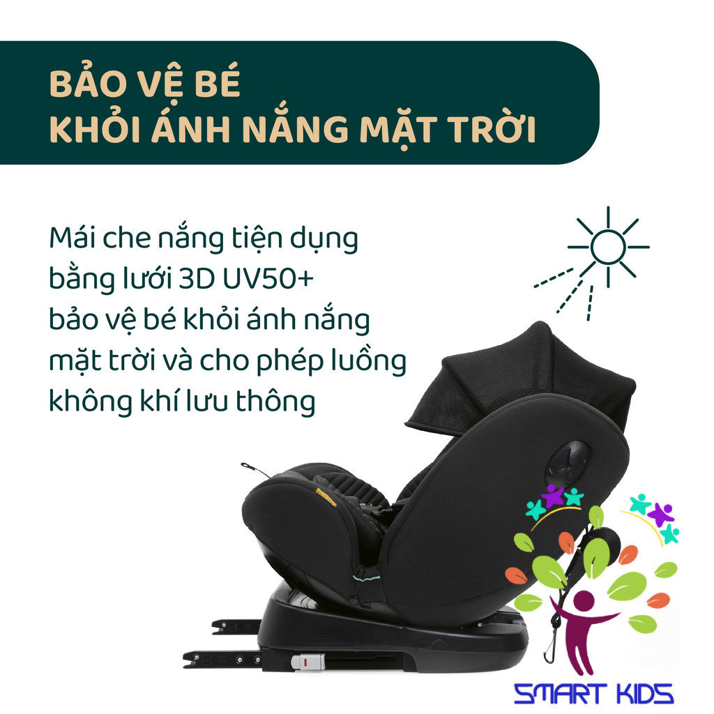 Ghế ngồi ô tô từ sơ sinh Chicco Unico Evo I-Size Air Black Air