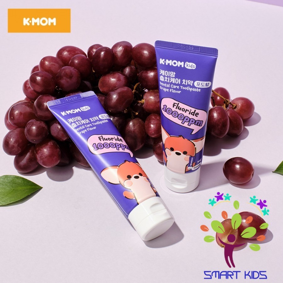 KEM ĐÁNH RĂNG TRẺ EM K-MOM 3-8 TUỔI (50G)