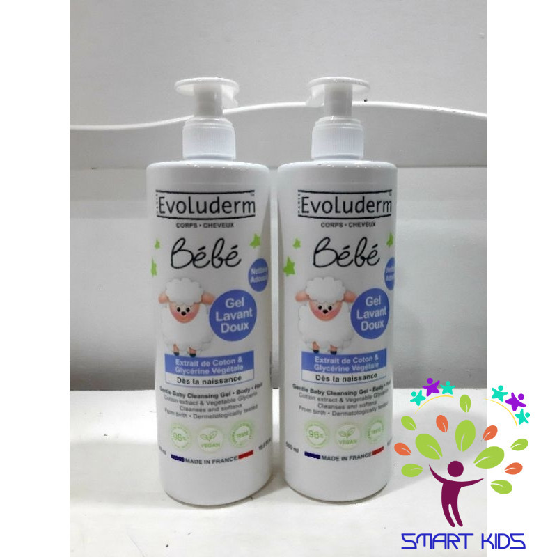 Sữa Tắm Gội Em Bé Evoluderm Bébé 500ml