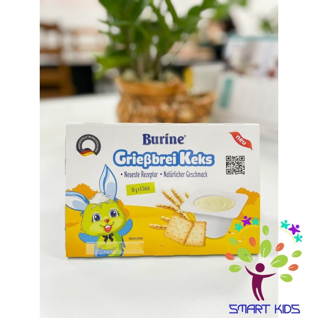 Cháo sữa Burine đủ vị [1 Lốc 6 Hủ] [6x50g] 300g