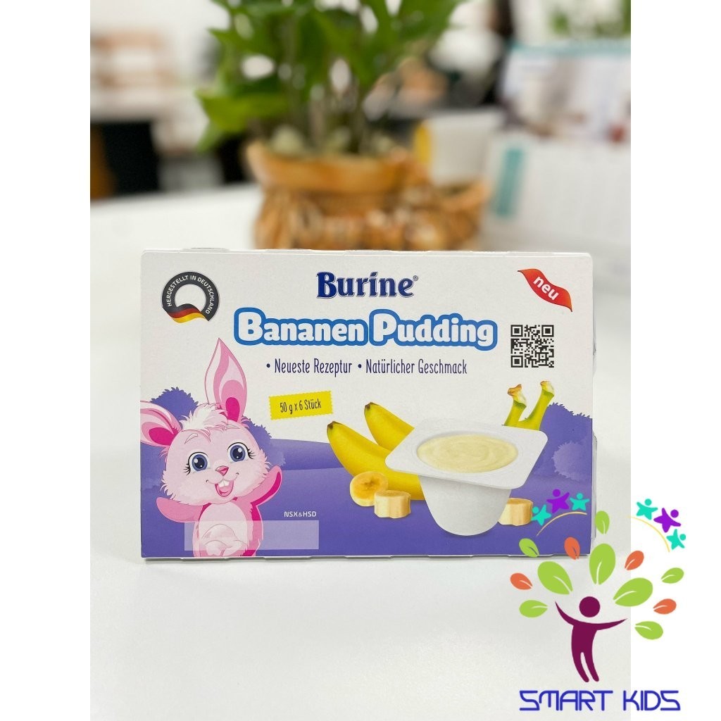 Cháo sữa Burine đủ vị [1 Lốc 6 Hủ] [6x50g] 300g