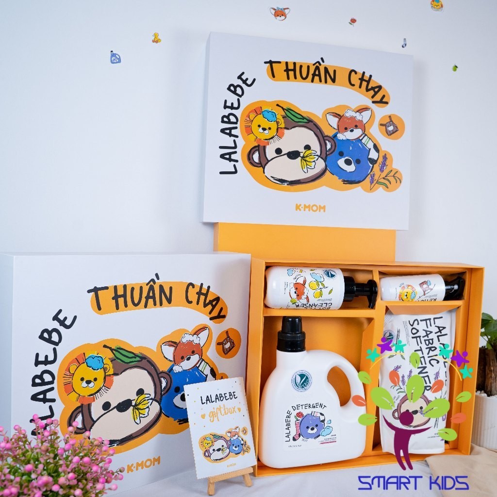 Bộ Quà Tặng Thuần Chay Lalabebe Cao Cấp Hàn Quốc (Lalabebe Giftbox) k-mom