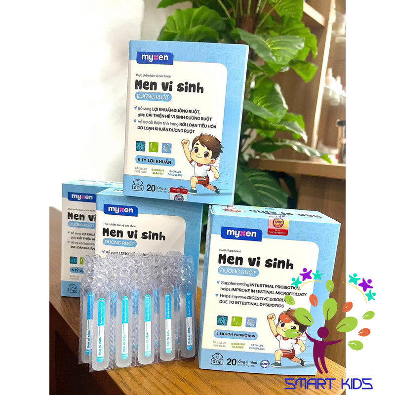 Men Vi Sinh Myxen  Giúp Cân Bằng Hệ Tiêu Hóa, Giúp Bé Hấp Thu Tốt, Giảm Táo Bón & Tiêu Chảy