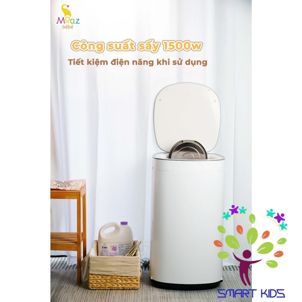 Máy Giặt Sấy Khô Quần áo Cho Bé Moaz BéBé MB-068 Plus