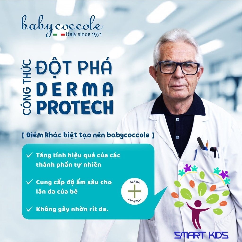 Dung dịch vệ sinh cho bé 3in1 Babycoccole 0M+ dạng foam an toàn cho trẻ sơ sinh và da nhạy cảm 150ml